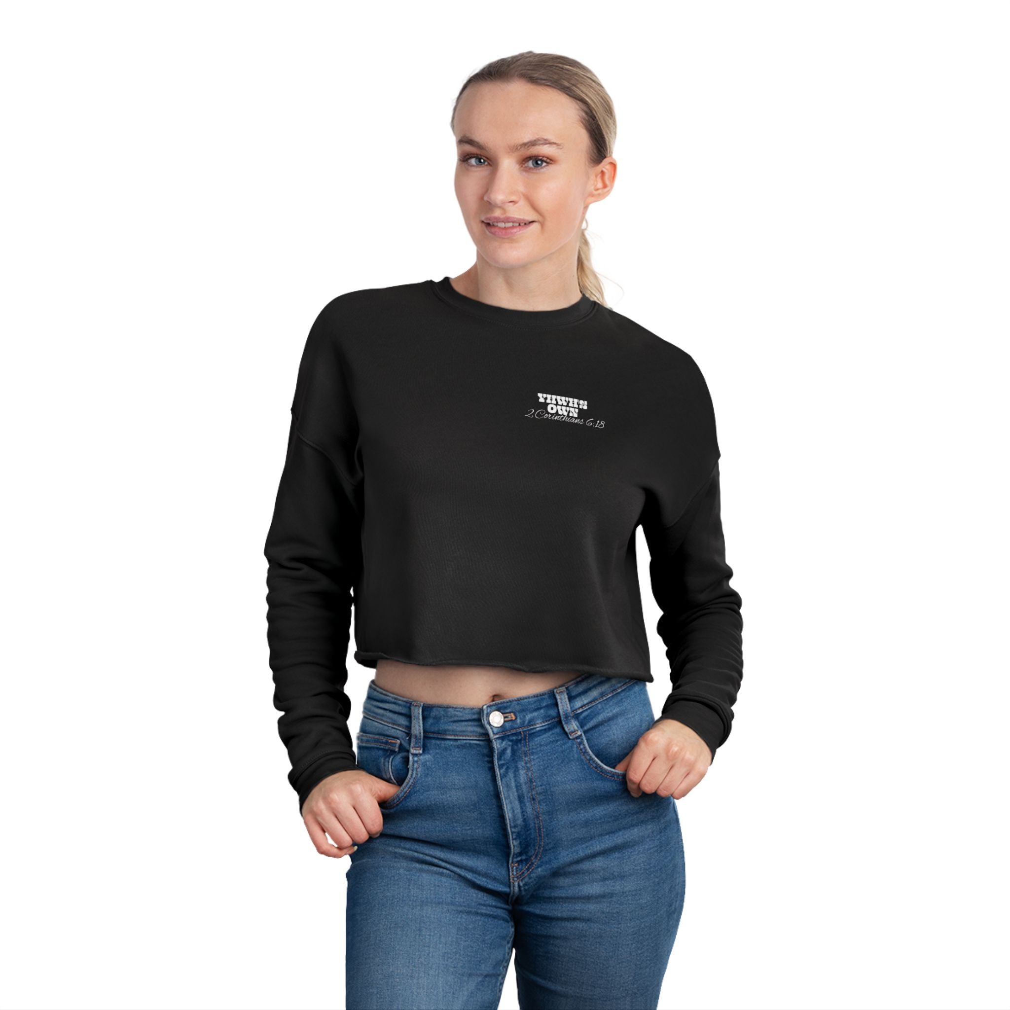 YHWH'S OWN Women's Cropped Sweatshirt