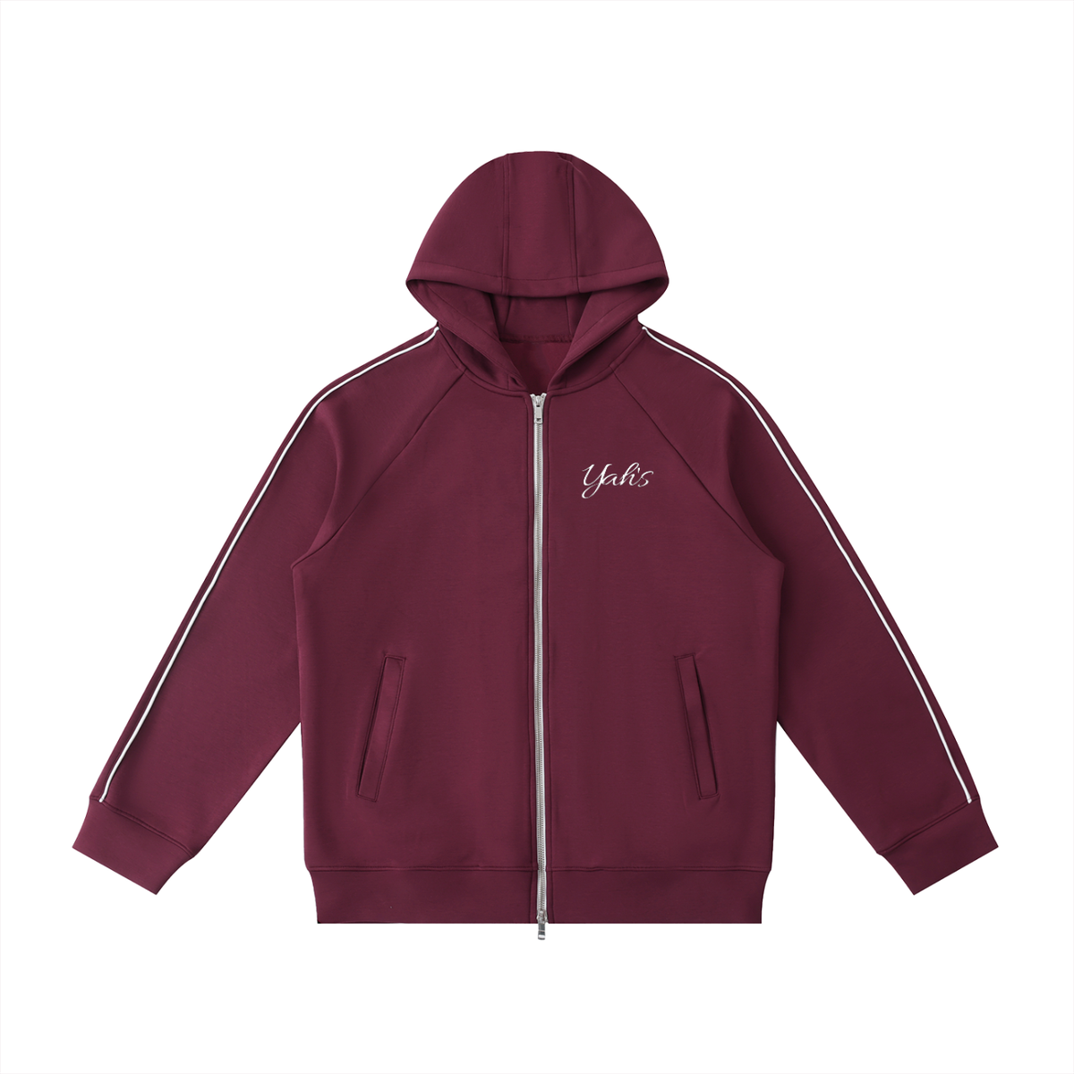 Heavyweight Raglan Sleeve Zip Hoodie