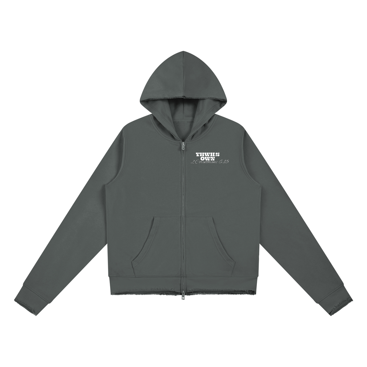 Women’s Raw Edge Full Zip Hoodie