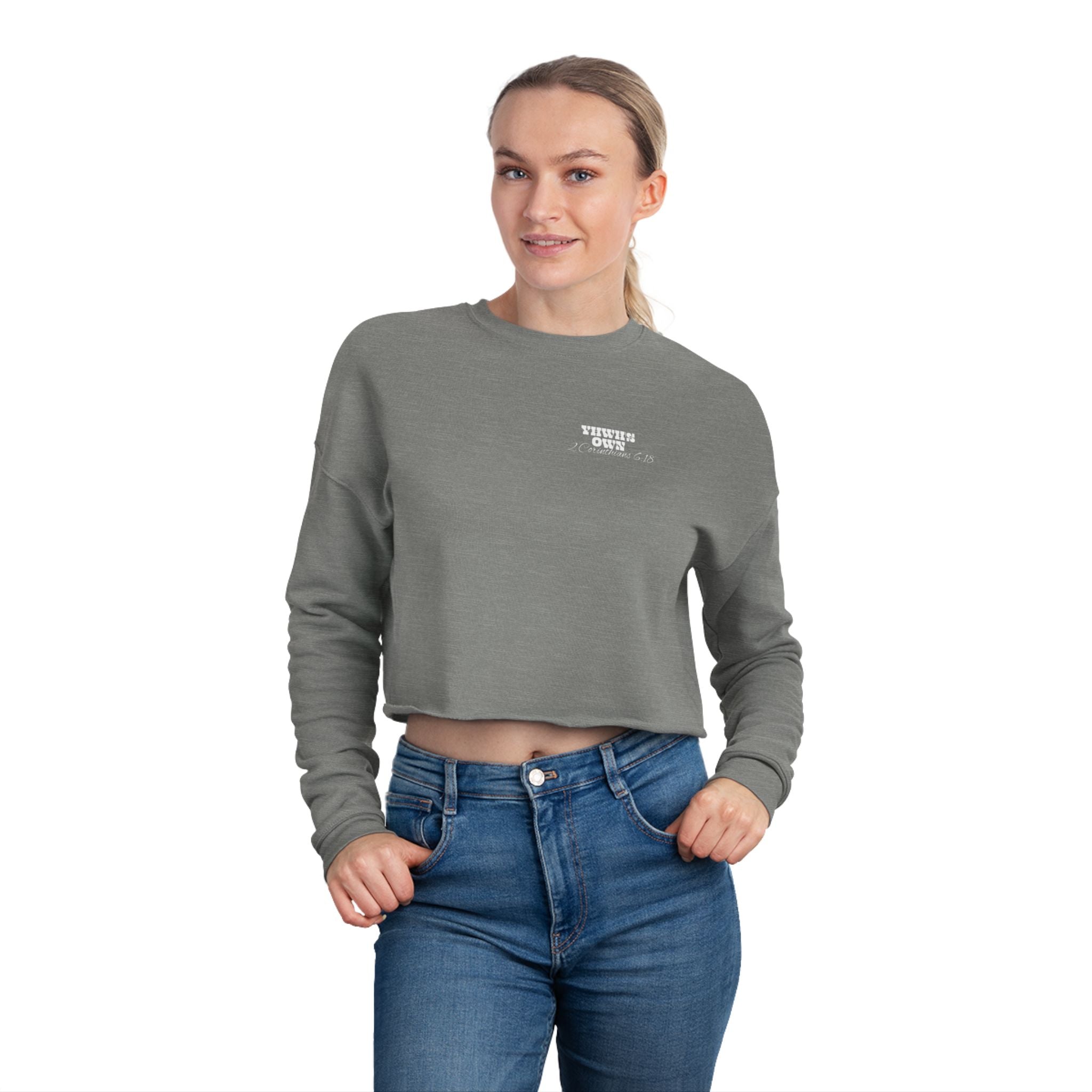 YHWH'S OWN Women's Cropped Sweatshirt