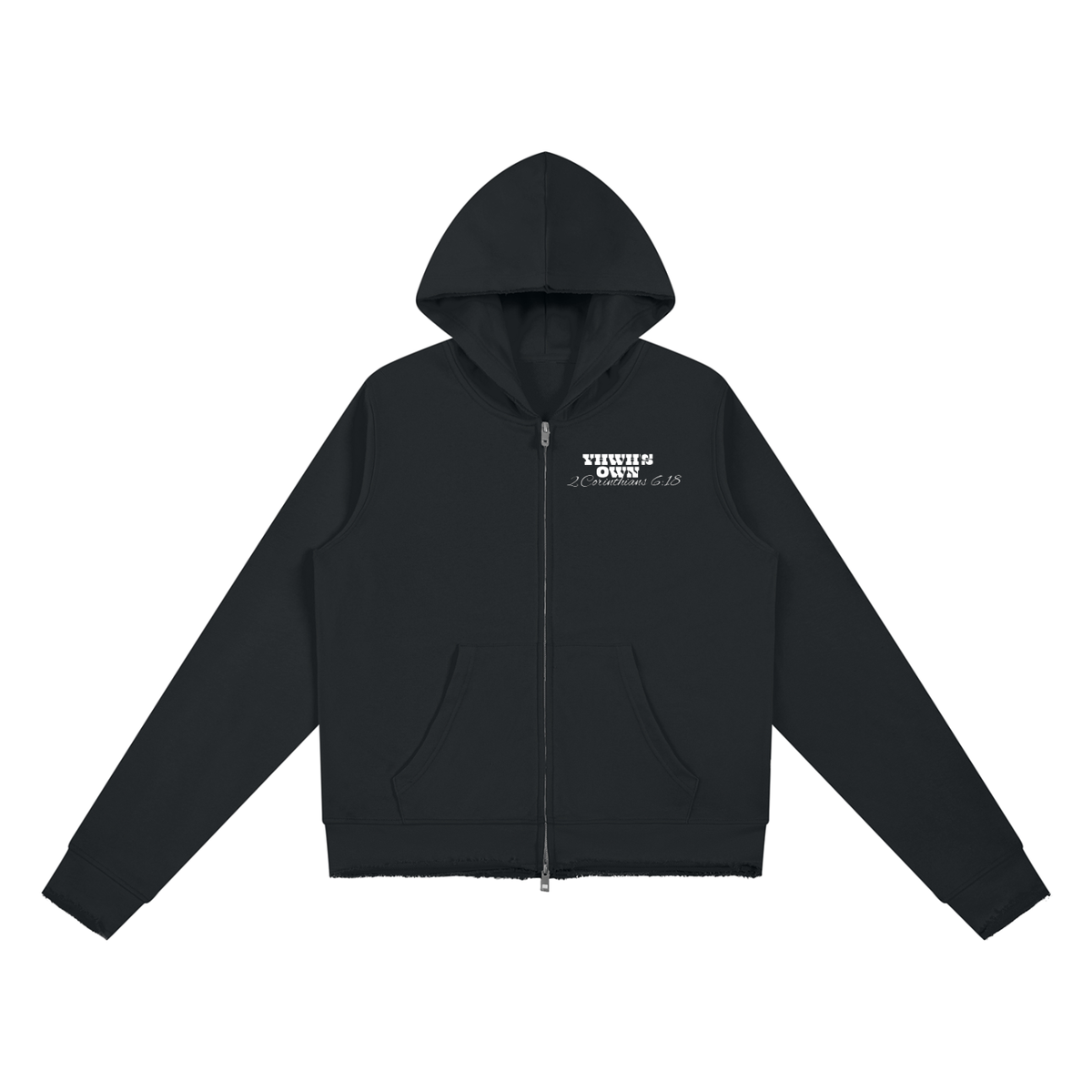 Women’s Raw Edge Full Zip Hoodie