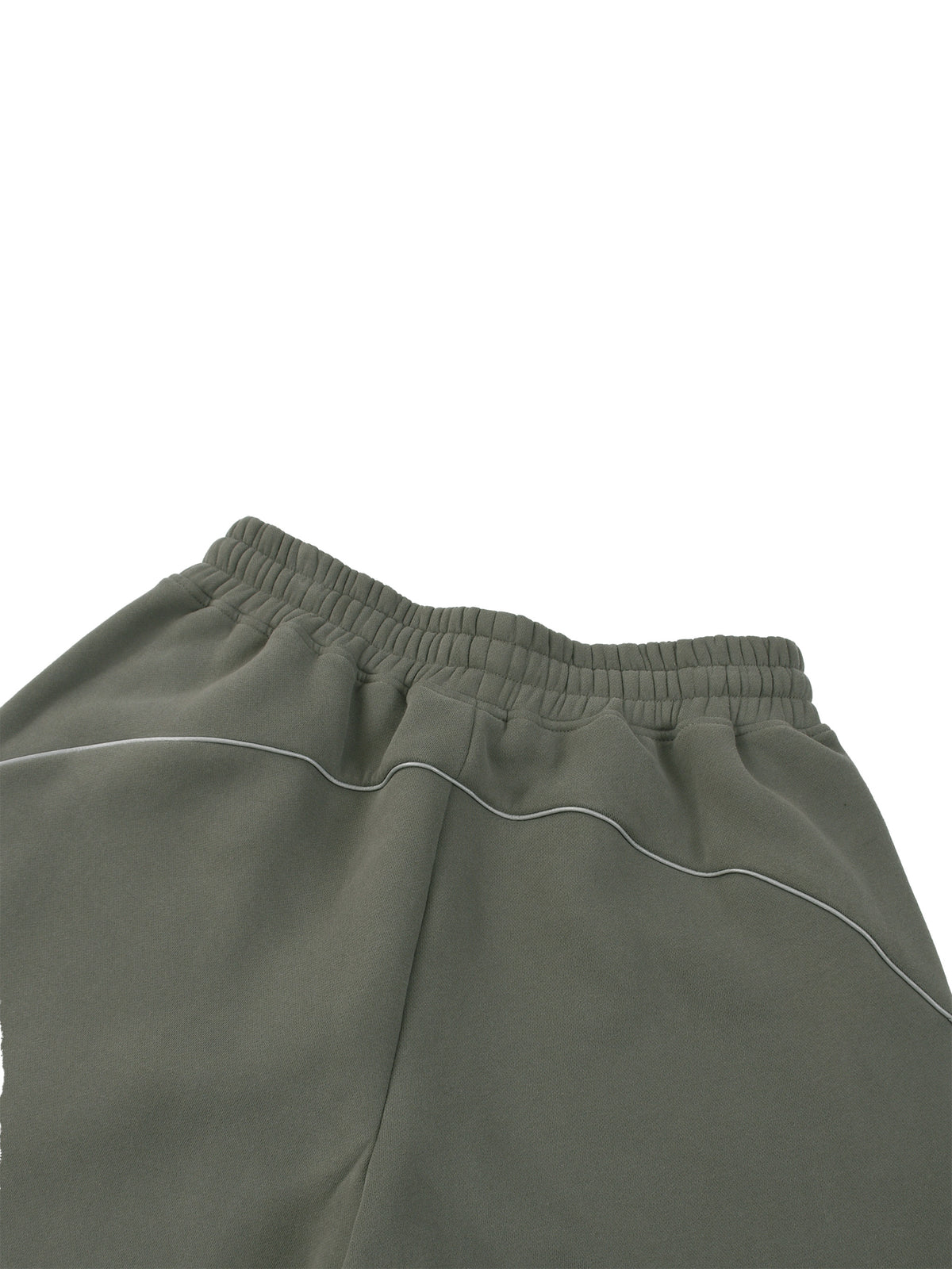 Unisex Piping Fleece Barrel Leg Sweatpants